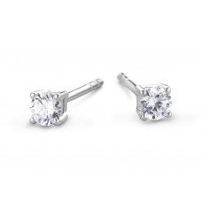 go2866wz2.5 oorstekers witgoud 18ct zirconium 