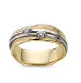 Sr2886Bb ring wit geelgoud 18ct  briljant 0.90ct