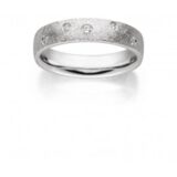 Vi/698130  trouwring zilver viventy diamant 0.07ct