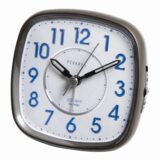Wekker pevanda alarm klok led ligh blue snooze grijs