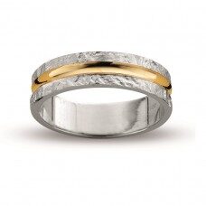 DeuXX ring X038 Geel & wit goud 18 ct
