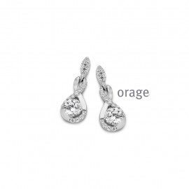 Ar027 Orage oorslingers zilver zirconium