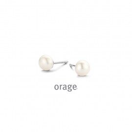 BB330 Oorring 925 rh fresh water pearl 6 mm