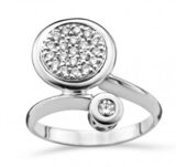Emotions E254  Wit gouden ring 18ct briljanten 0.390ct