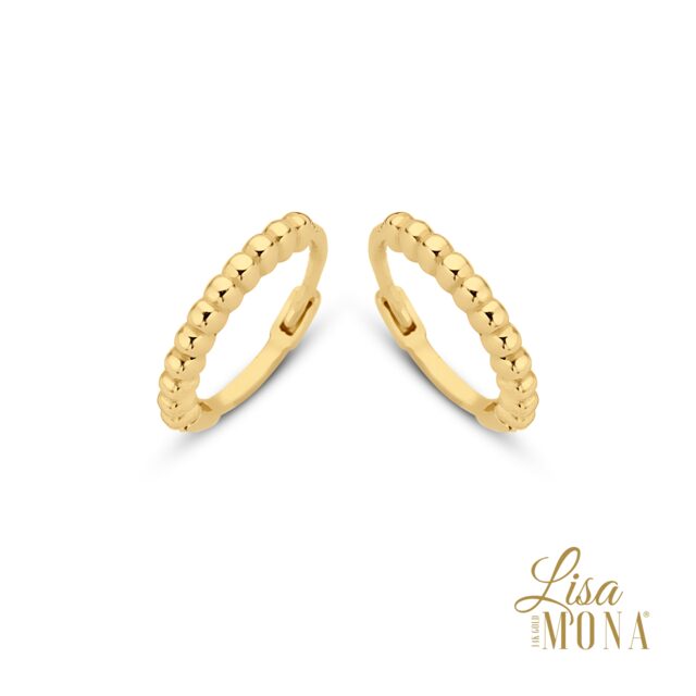 Lisa Mona 14K Geel Goud Creolen 11,5MM