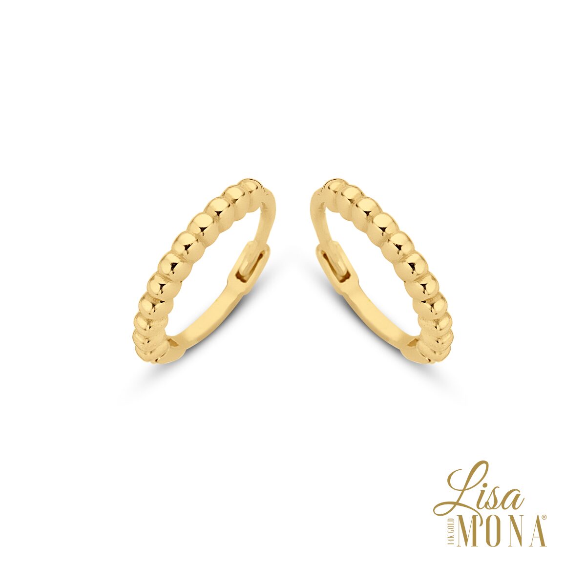 Lisa Mona 14K Geel Goud Creolen 11,5MM