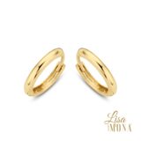 Lisa Mona 14K Geel Goud Creolen 13MM
