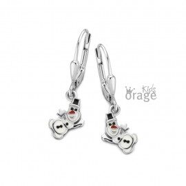 Orage kids oorslingers  sneeuwman