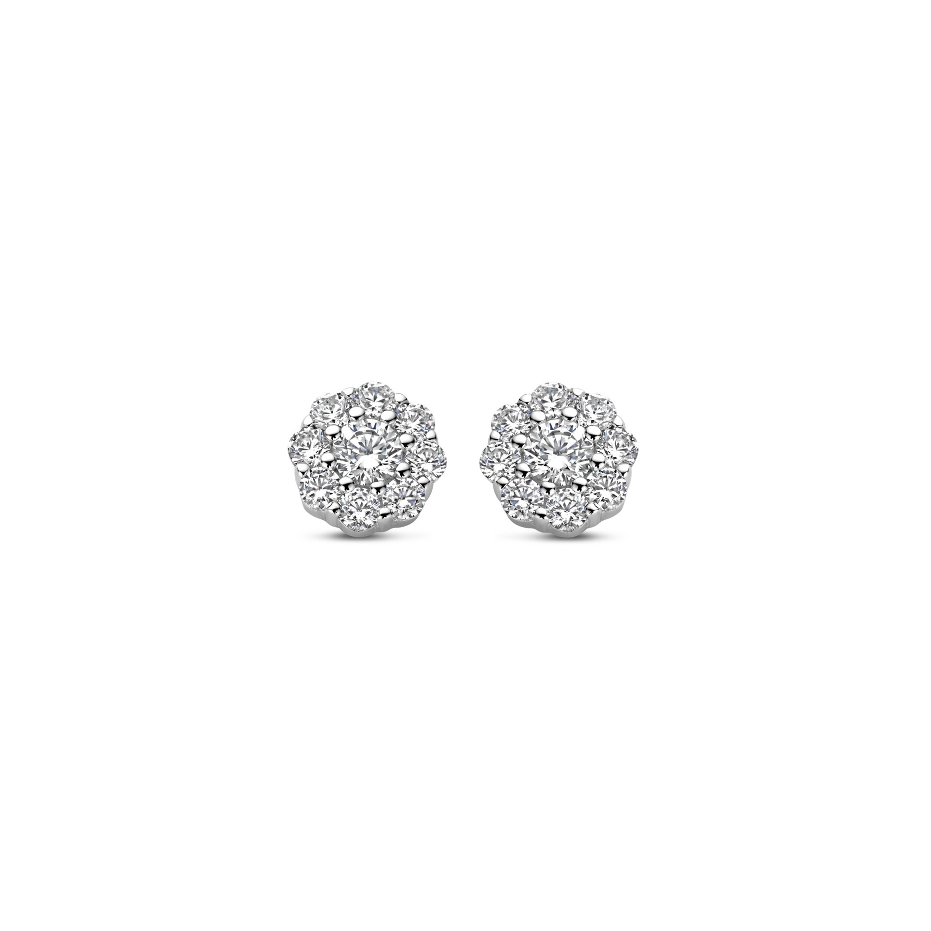 Naiomy oorringen zilver & Zirconium 