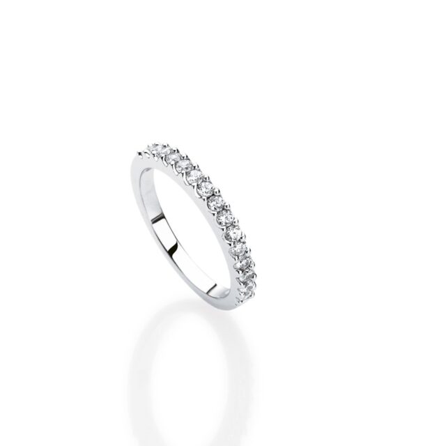 Ring Naiomy zilver met zirconium