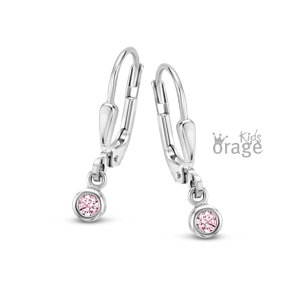 Orage Kids oorringen roze K2509