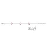 Orage Kids armband unicorn paars zilver K2566