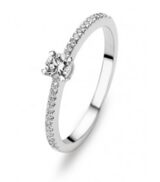 You and Me Witgouden ring met briljanten 0.260ct