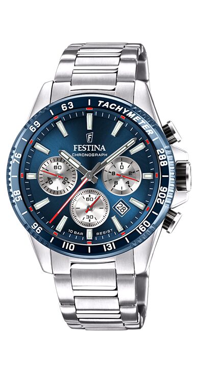 Festina uurwerk f20560/2 chrono blauw