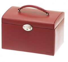 juweelkoffer rood 23.5 x15 x 15.5cm