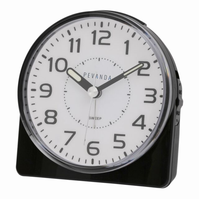 Pevanda wekker crescendo alarm clock w/ led ligh/sweep snooze zwart