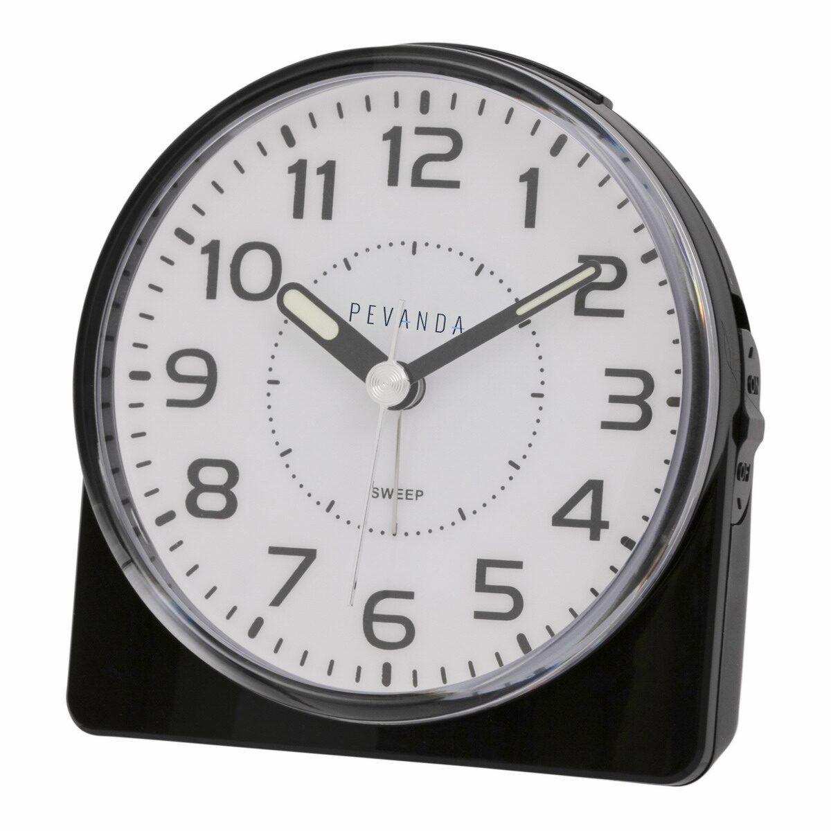 Pevanda wekker crescendo alarm clock w/ led ligh/sweep snooze zwart
