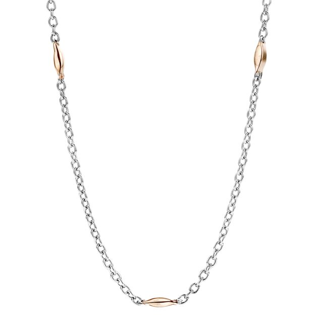 Y0539 wit / rose goud 18ct lengte 50cm
