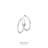 AE0103V/13MM Creolen 18ct witgoud Diametter 13mm 