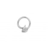 GH3674wb witgouden hanger 18ct Briljant 0.05ct LXB 21.5x18mm