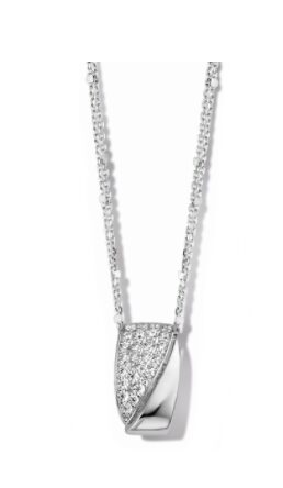 Naiomy  zilver halketting  hanger & zirconium 