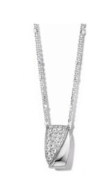 Naiomy  zilver halketting  hanger & zirconium