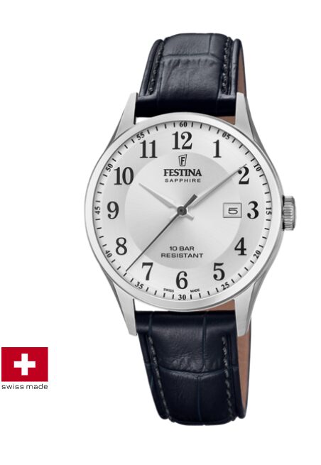 Uurwerk Festina met cijfers & datum