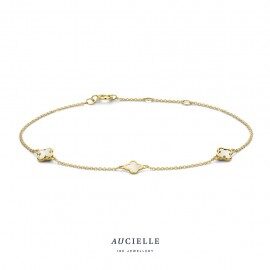 Aa0035c/18 Armband geelgoud 18ct 16.5+1+1cm