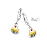 Orage Kids oorring cupcake multi color