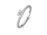You and Me verlovingsring witgoud briljant 0.250ct