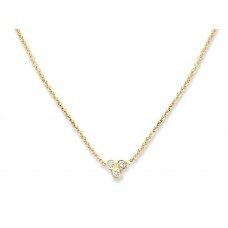 PC1321GB42 Emotions ketting met hanger 18ct  briljant 0.08ct