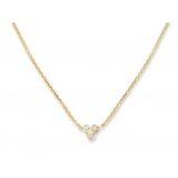 PC1321GB42 Emotions ketting met hanger 18ct  briljant 0.08ct