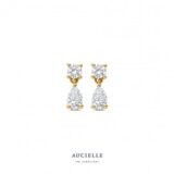 AE9005A
Oorhangers YG (rond + peer) 0.96ct LGD