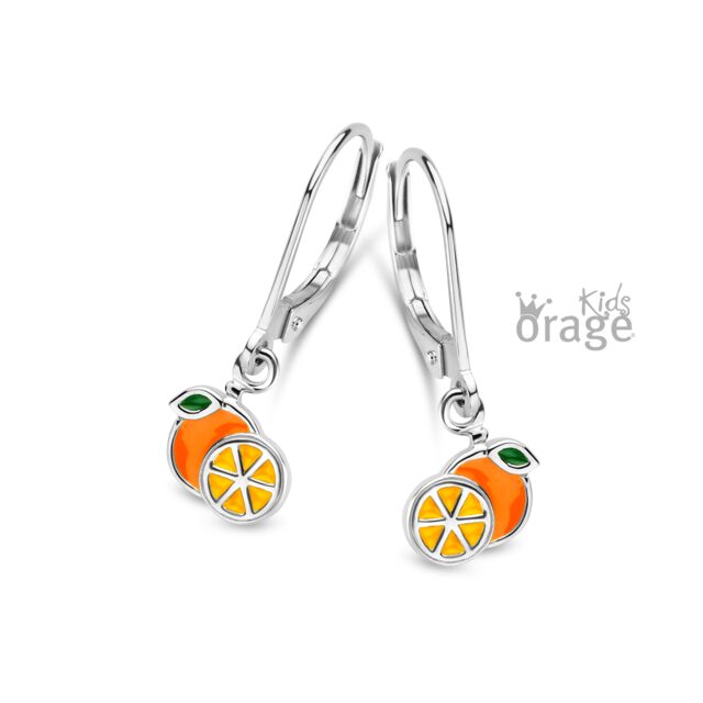 Orage Kids oorring sinaasappel