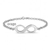 V1343-V1259 Armband infinity 925rh met gravure
