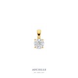 AH9004A
Hanger YG solitaire 4 griffen LGD 1.25ct met certificaat