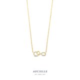 AK0103C/45
 aucielle Ketting YG infinity 39+2+2+2cm