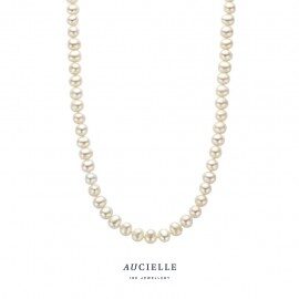 AK0079F parelsnoer 6-6.5 mm lengte 45cm
