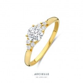 AR9027A
Ring YG 0.83ct: 0.70ct + 0.13ct sidestones LGD