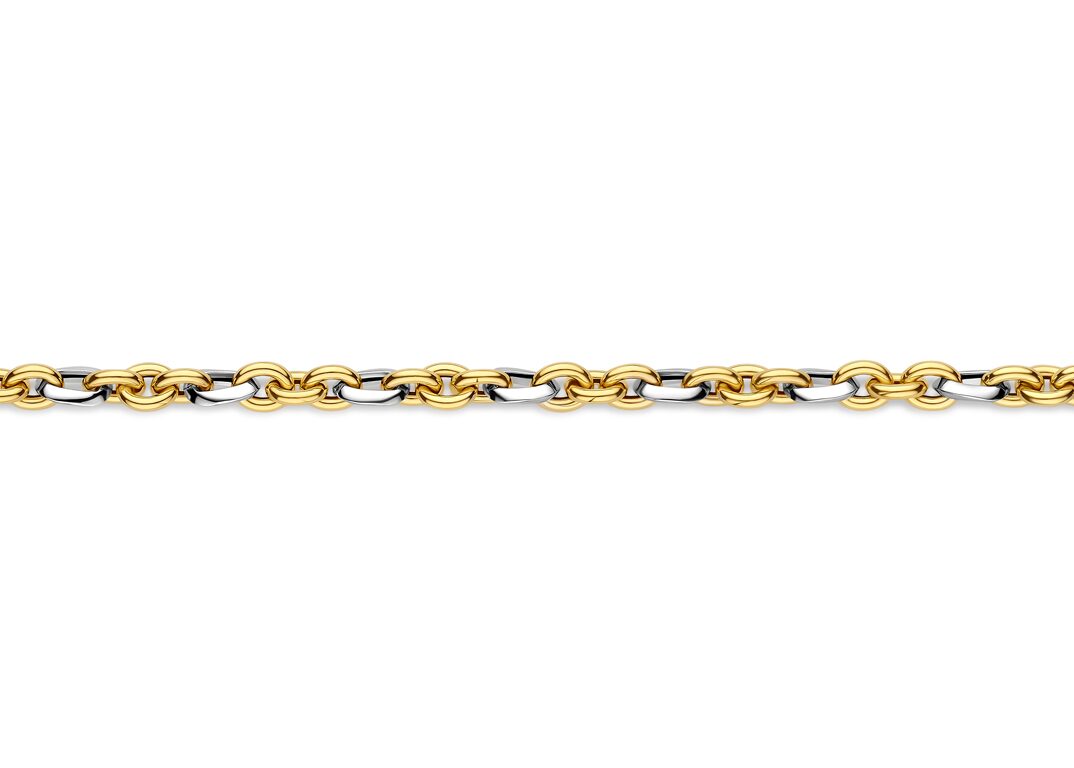 v1761 armband wit en geelgoud 18ct 