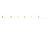 You and Me geelgouden armband met hartjes