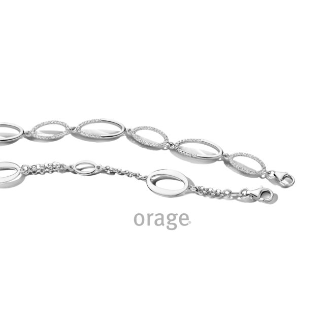 Orage armband  AW163 zilver 