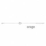AW246 armband hart zilver  17+ 3cm Orage