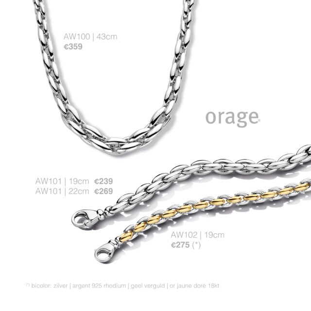 Orage armband AW101/22 lengte 22 cm
