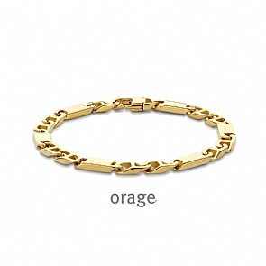 BB112/21 Armband staal geel heren
