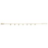 You and Me armband geelgoud zirconium 18cm