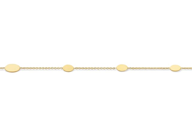 Ar1493G19  armband  geelgoud 18ct lengte 19cm