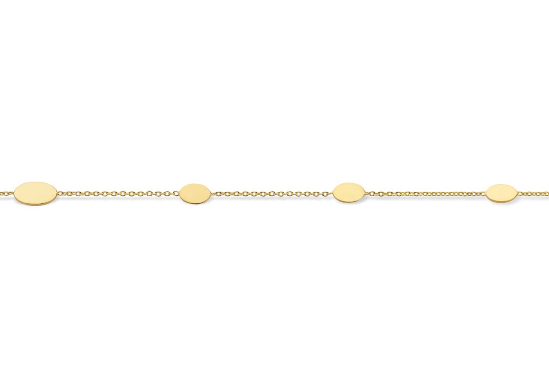 Ar1493G19  armband  geelgoud 18ct lengte 19cm