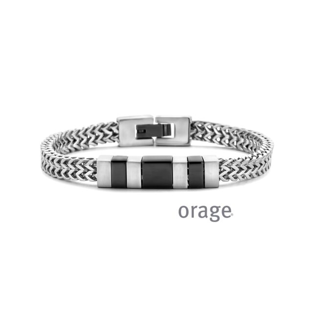 Armband identiteit staal gourmette aw145