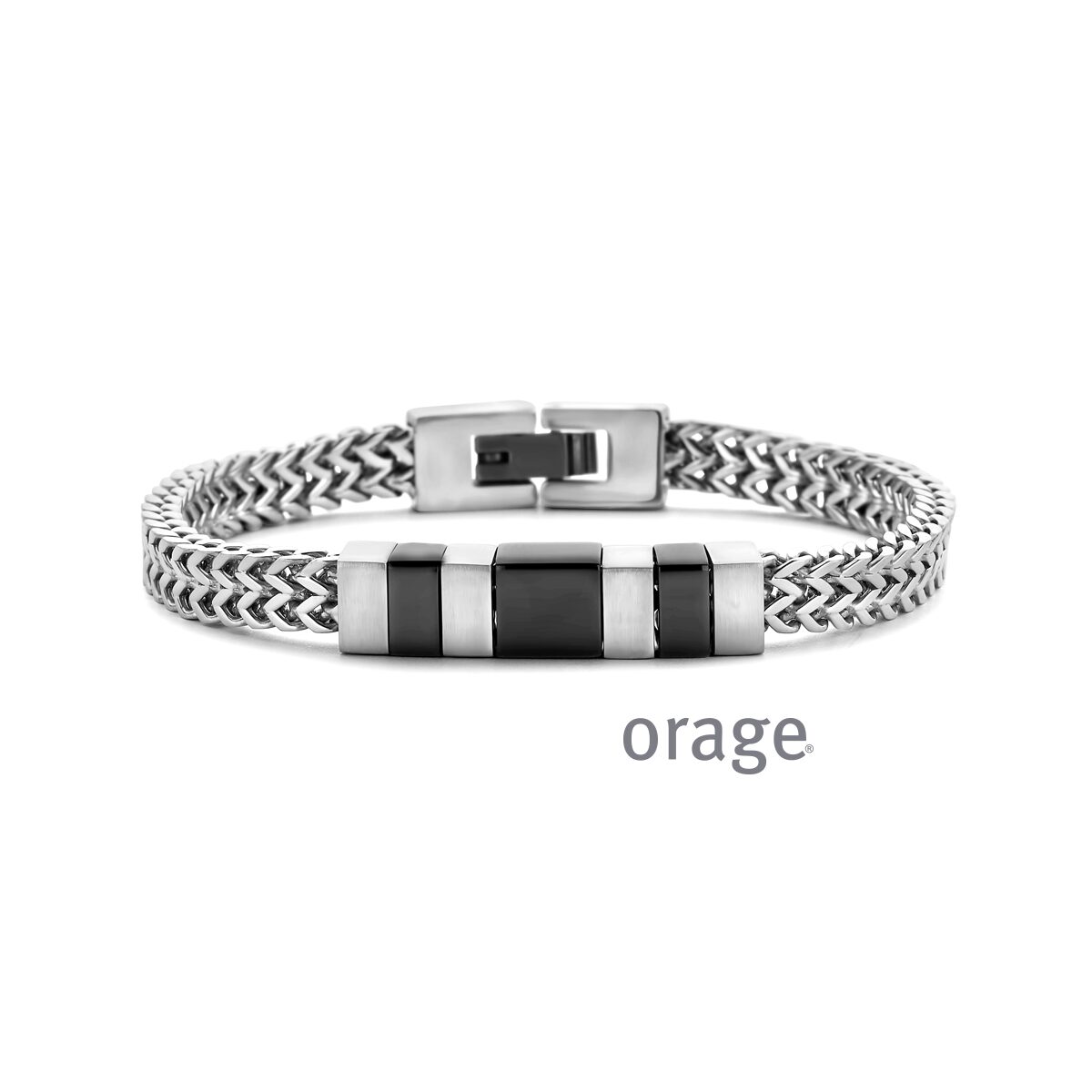 Armband identiteit staal gourmette aw145